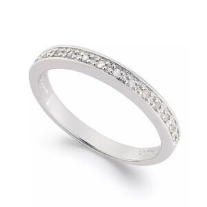 Diamond Band Ring (1/10 ct. t.w.) in Sterling Silver